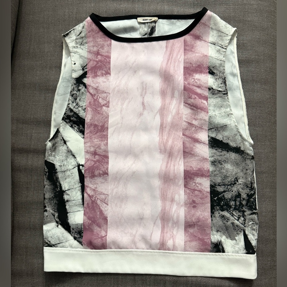 Helmut Lang sleeveless blouse